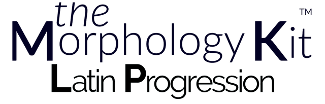 The Morphology Kit® Latin Progression Logo